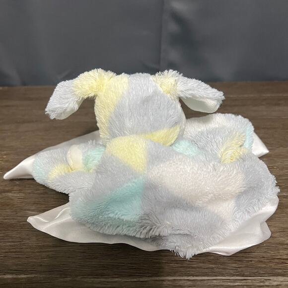 Baby Essentials Puppy with Geometric Blanket Lovey - Picture 3 of 5